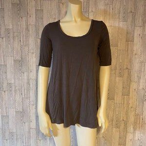 American Eagle Gray Soft & Sexy Tunic Blouse Size Small